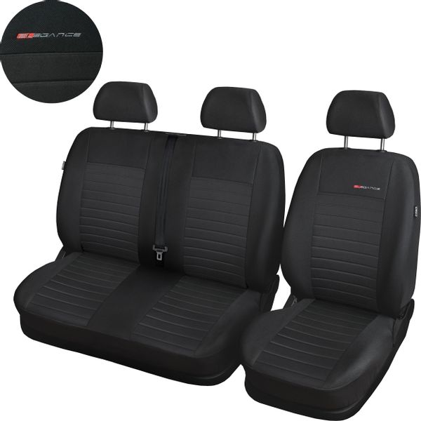 Pokrowce MIAROWE do Mercedes SPRINTER II VW CRAFTER 06-16r. 3-osobowy 1+2 zdjęcie 1