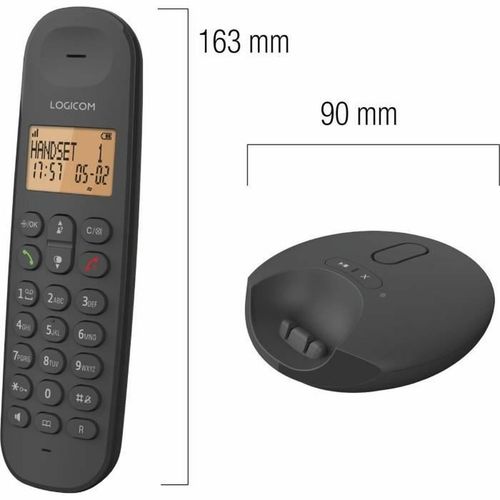 Telefon Stacjonarny Logicom DECT ILOA 255T DUO Czarny na Arena.pl