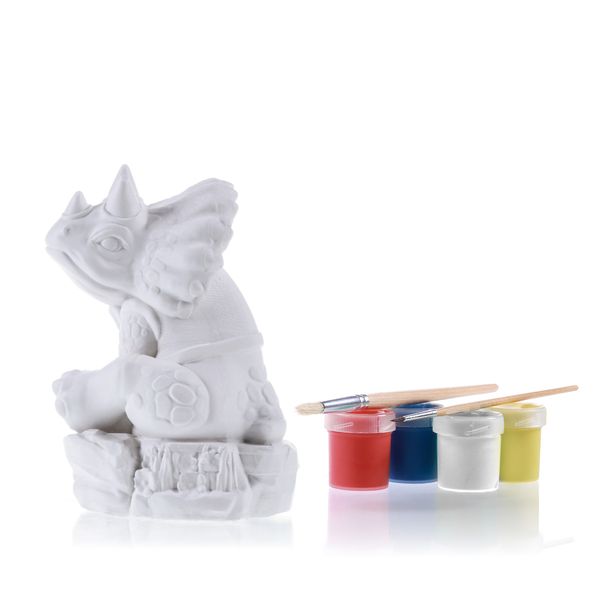 Kolorowanka 3D Elegant Dino Figurka gipsowa zdjęcie 1