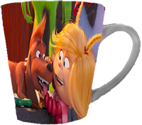 Kubek latte Grinch
