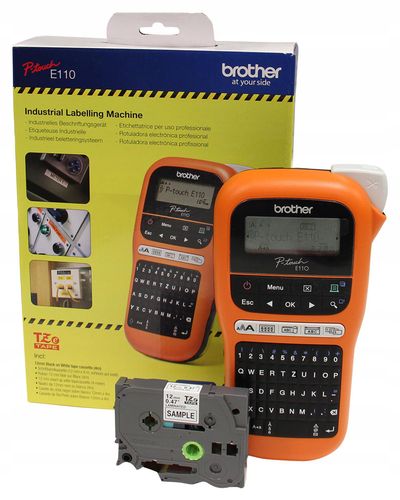 Drukarka etykiet Brother P-touch E110 20 mm/sek na Arena.pl