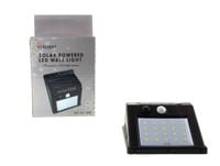 lampa led solarna z czujnikiem zmierzchu i ruchu 13x10 cm    ae-6091