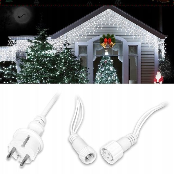 Sople FLASH BIAŁY Zimny 300 LED + ZIMNY FLASH zdjęcie 7