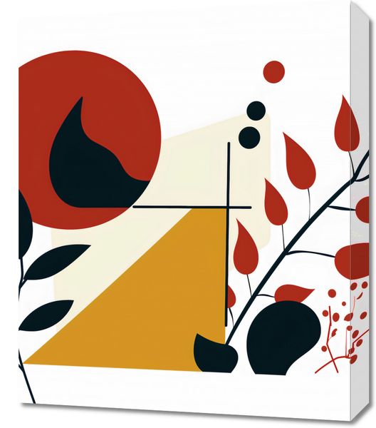 Obraz 50x60cm Ogień i Flora zdjęcie 1