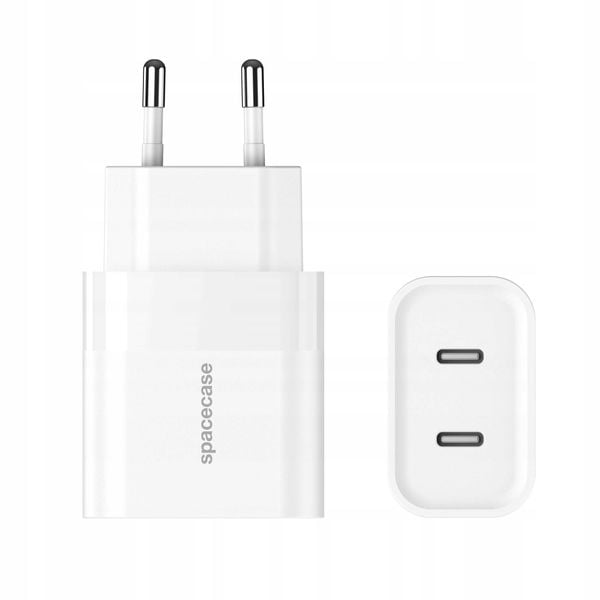 Spacecase Usb Charger 20W Sc011W White zdjęcie 3