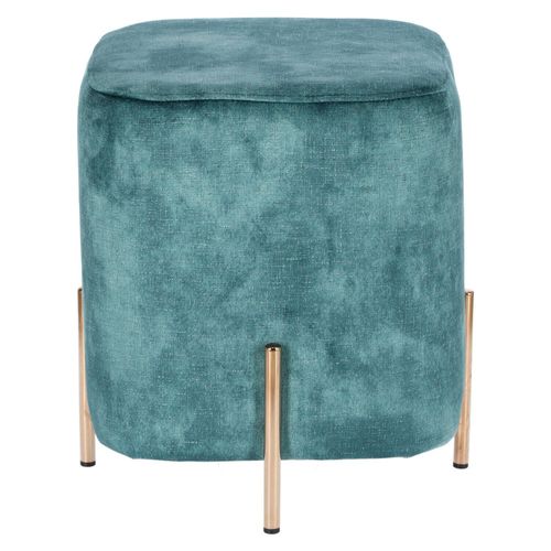 Pufa Izbit Velvet niebieska glamour na Arena.pl