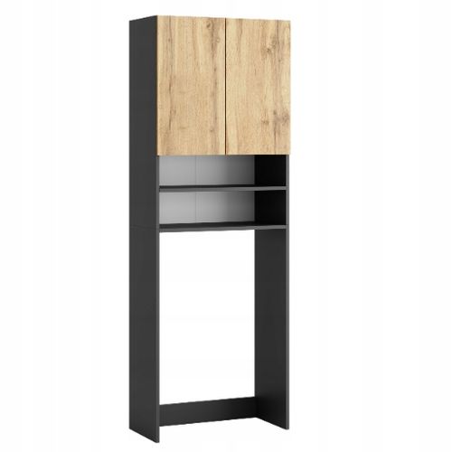 REGAŁ ŁAZIENKOWY SZAFKA NAD PRALKE ANTRACYT WOTAN 4 PÓŁKI na Arena.pl