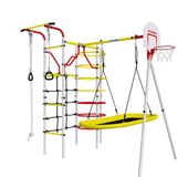 Plac zabaw Stacja kosmiczna | Tunel + Kosz + Leżak huśtawka | 100 kg