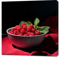 Obraz 90x90cm Malinowa Misa