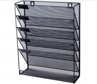 Organizer z szufladami MAX metalowy 5 przegródek 25,5x13x15,5 cm
