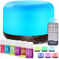 Nawilżacz Powietrza Dyfuzor Zapachowy 300ml + 6 Olejków Zapachowych