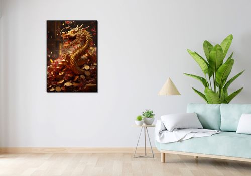 Plakat 67,5x95cm Smok Bogactwa na Arena.pl