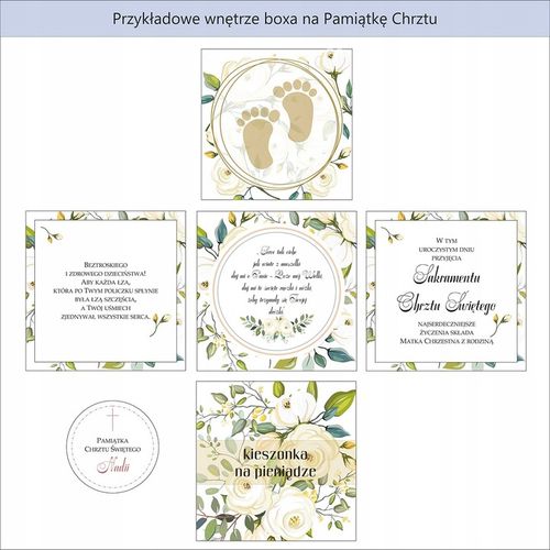 EXPLODING BOX prezent chrzest ślub komunia na Arena.pl