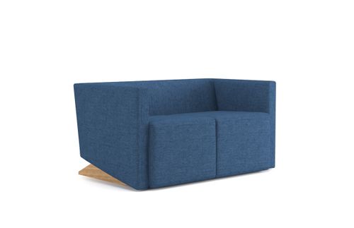 Sofa Plain 138cm niebieska ciemna  D2 na Arena.pl