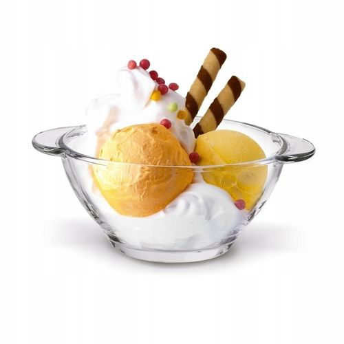 Zestaw MISECZEK Szklane BULIONÓWKI do ZUPY Z Uchwytami Tadar 6 x 400 ml na Arena.pl