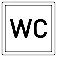 Naklejka WC 1 szt