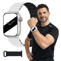 Pasek do Apple Watch38mm 40mm 41mm S10 opaska bransoleta magnetyczny kolory