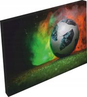 OBRAZ do pokoju murawa stadion piłka nożna 120x80