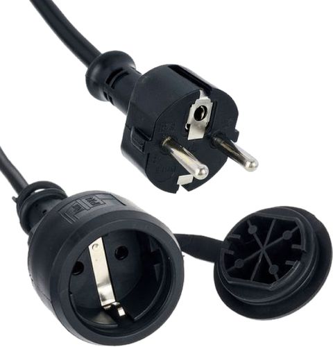 Kabel zasilający przedłużacz 3m oświetlenie nagłośnienie H05VV-F 1,5 mm² na Arena.pl