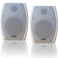 2X KOLUMNY GŁOŚNIKI ZEWNĘTRZNE WODOODPORNE UV TAGA HARMONY TOS-315 BIAŁE PA