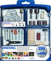 DREMEL UNIWERSALNY ZESTAW OSPRZĘTU 150szt. 724 DO MULTISZLIFIEREK
