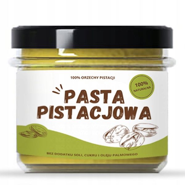 PASTA PISTACJOWA Krem z pistacji Vitafarm 100% naturalna 200g zdjęcie 1