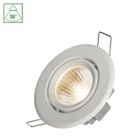 Oprawa Sufitowa Podtynkowa Pierścień FIALE II 6W COB 38st 230V Barwa Neutralna OCZKO LED Biała SpectrumLED SLI021029NW