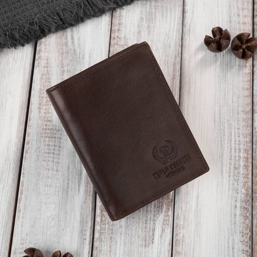 portfel męski skórzany brązowy klasyczny elegancki na Arena.pl