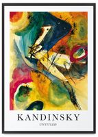 Plakat Kandinsky abstrakcja 50x70 cm w czarnej ramie