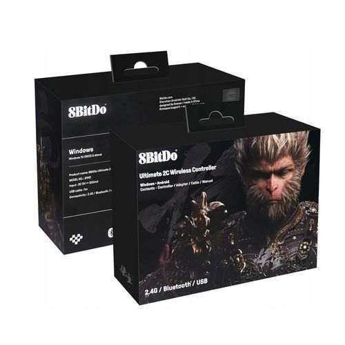 Kontroler 8Bitdo Ultimate 2C Hall Effect 2.4G Android PC Black Myth Wukong na Arena.pl
