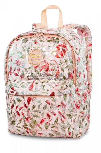 Plecak CoolPack miejski RUBY piórka na różowym tle FEATHERS BLUSH (22776) na Arena.pl