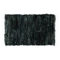 Tkany dywan z owczej skóry Czekoladowy 60 x 100