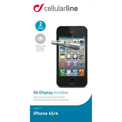 CELLULAR LINE Folia ochronna iPhone 4/4S na Arena.pl