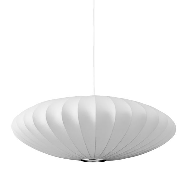 Lampa wisząca SILK FLAT biała 50 cm zdjęcie 8