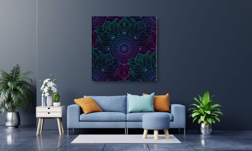 OBRAZ NA PŁÓTNIE 060 Mandala 40x40cm na Arena.pl