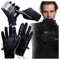 Rękawiczki do biegania S zimowe na rower rowerowe wodoodporne dotykowe