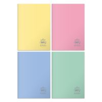 ZESZYT B5 60 # ECO PP PASTEL COLORS FSC HERLITZ