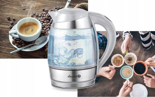 Czajnik Łucznik z regulacją temperatury WK-2020 biały 2200W 1,8L na Arena.pl