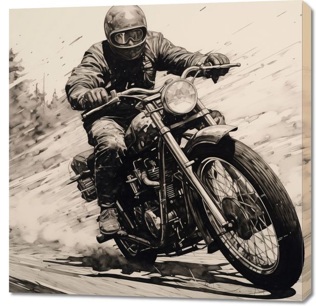 Obraz 90x90cm Na Pełnej Prędkości zdjęcie 1