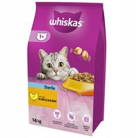 WHISKAS STERILE KURCZAK SUCHA KARMA DLA KOTA 14kg