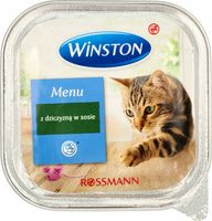 WINSTON MOKRA KARMA DLA KOTÓW Z DZICZYZNĄ W SOSIE