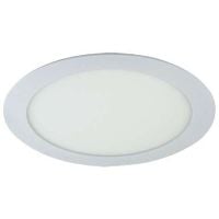 Wpuszczana LAMPA sufitowa SLIM LED C 02488 Ideus metalowa OPRAWA do zabudowy LED 18W 6500K okrągła biała