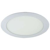 Wpuszczana LAMPA sufitowa SLIM LED C 02488 Ideus metalowa OPRAWA do zabudowy LED 18W 6500K okrągła biała