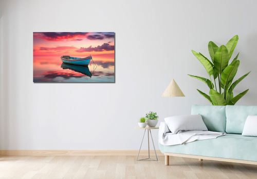 Obraz 100x60cm Spokój przed Połowem na Arena.pl