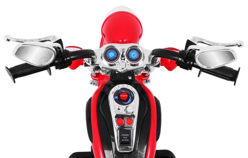 Motorek Chopper Nightbike Czerwony zdjęcie 9