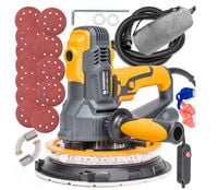 Szlifierka do GIPSU Gładzi Tynków 1400W Papier LED, 2 LATA GWARANCJA