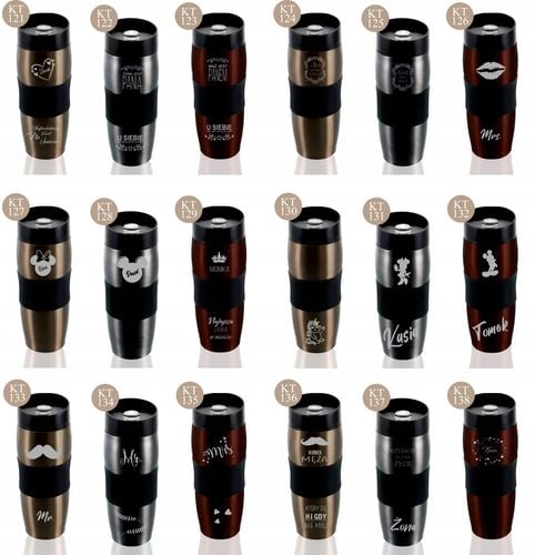 Kubek termiczny Termos dla Par puzzle grawer na Arena.pl