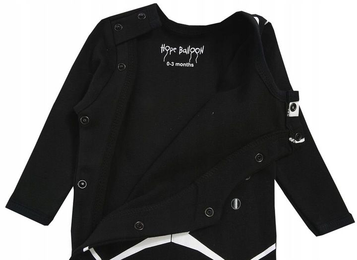 ZESTAW ELEGANT PAJACYK FRAK I CZAPKA 0-3 J185 zdjęcie 3