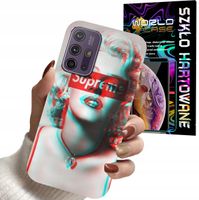 ETUI DO MOTOROLA MOTO G10 / G30 - Monroe MODNE KOBIECE WZORY + SZKŁO