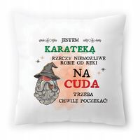 Poduszka Dla Karateki Na Urodziny Na Prezent Z Nadrukiem Ze Zdjęciem